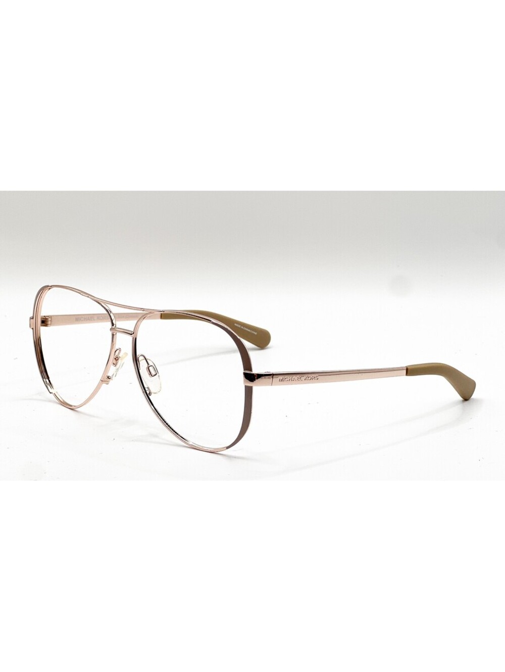 Michael Kors MK 5004 1017R1 Rose Gold and Taupe Authentic Eyeglass Frames 59-13